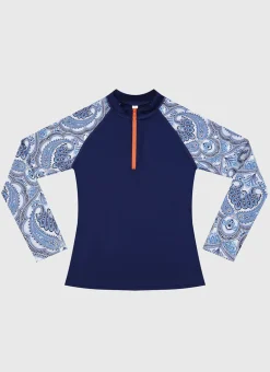 Baroque Long Sleeve Rash Vest