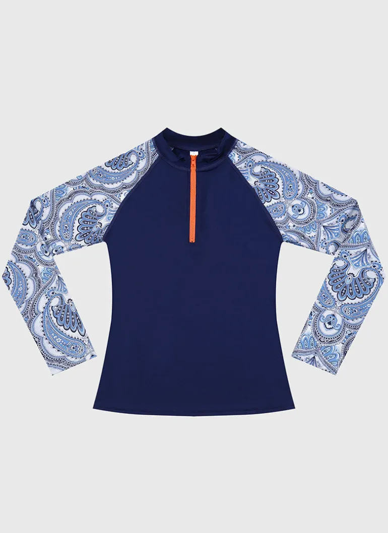 Baroque Long Sleeve Rash Vest