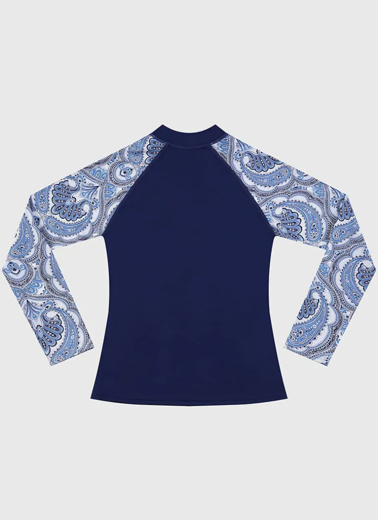 Baroque Long Sleeve Rash Vest