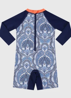 Baroque Long Sleeve Sunsuit