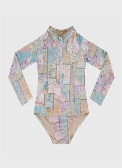 Brindle Long Sleeve One Piece
