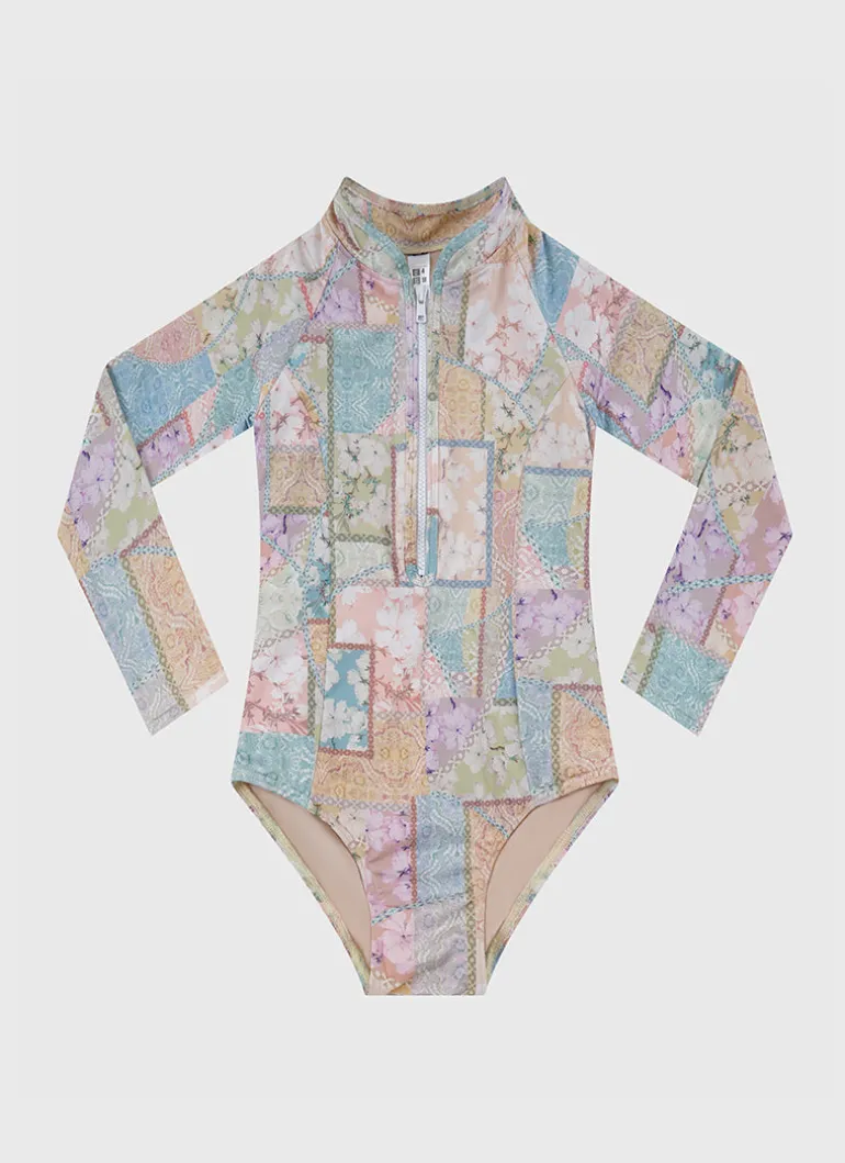 Brindle Long Sleeve One Piece