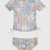 Brindle Short Sleeve Rash Vest Set