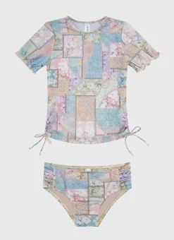 Brindle Short Sleeve Rash Vest Set