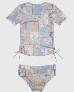 Brindle Short Sleeve Rash Vest Set