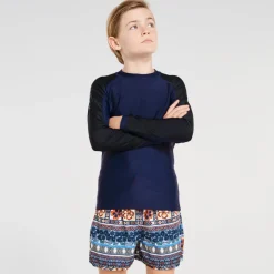 Building Blocks Long Sleeve Rash Vest