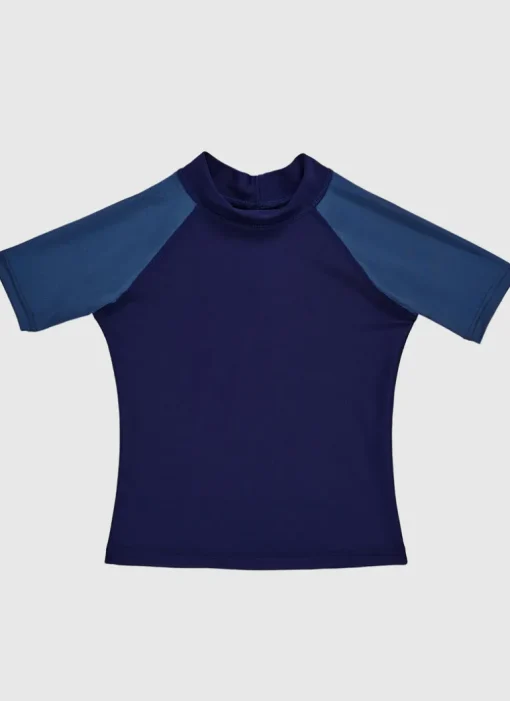 Building Blocks Short Sleeve Rash Vest