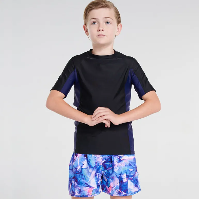 Building Blocks Short Sleeve Rash Vest