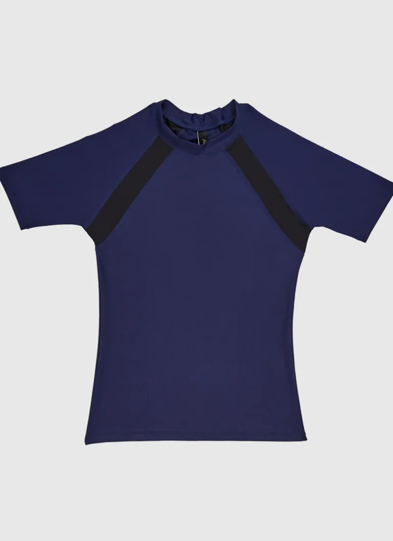 Building Blocks Short Sleeve Rash Vest