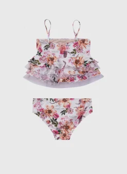Chase Tiered Frill Bikini Set