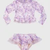 Cherry Blossom Long Sleeve Rash Vest Set