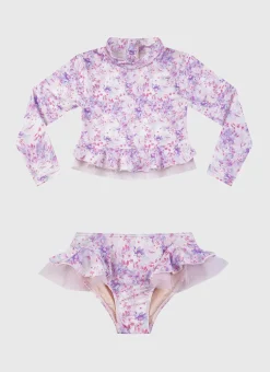 Cherry Blossom Long Sleeve Rash Vest Set
