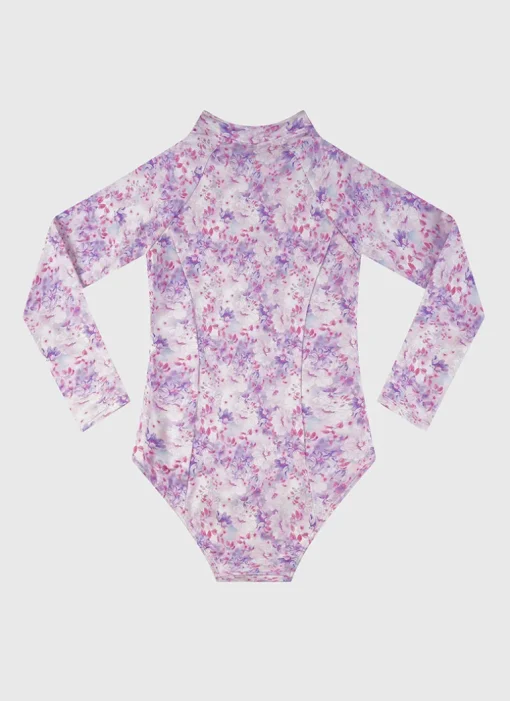 Cherry Blossom Long Sleeve One Piece