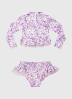 Cherry Blossom Long Sleeve Rash Vest Set