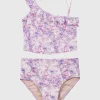 Cherry Blossom One Shoulder Bikini Set