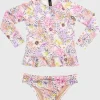 Daisy Long Sleeve Rash Vest Set