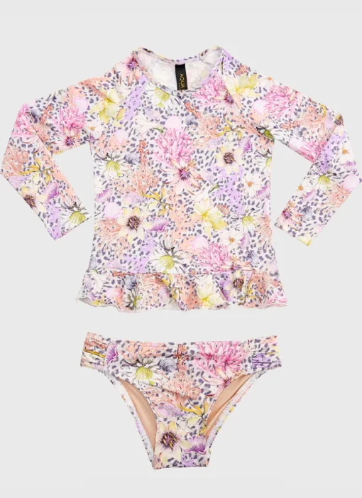 Daisy Long Sleeve Rash Vest Set