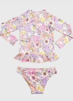 Daisy Long Sleeve Rash Vest Set
