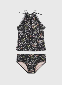 Dandelion Halter Neck Tankini Set (SAMPLE)