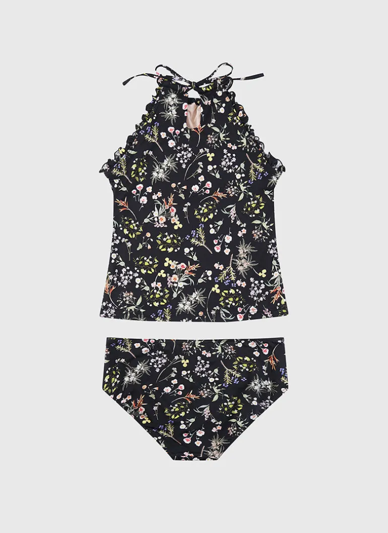 Dandelion Halter Neck Tankini Set (SAMPLE)