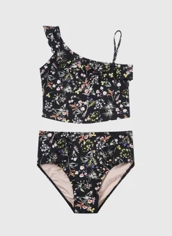 Dandelion One Shoulder Bikini Set