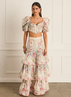 Dianthus Celeste Maxi Skirt (SAMPLE)