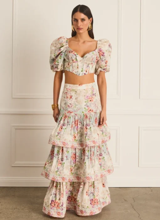 Dianthus Celeste Maxi Skirt (SAMPLE)