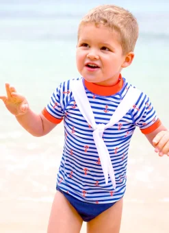 Explorer Rashie and Swim Nappy Set