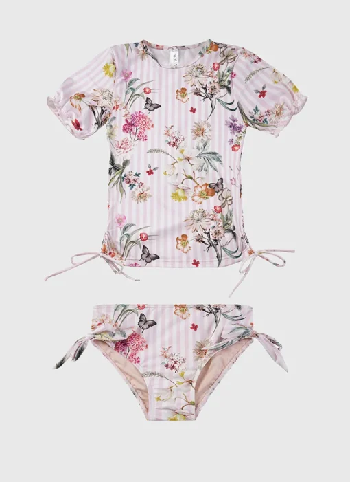 Flutter Short Sleeve Rash Vest Set