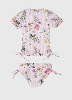 Flutter Short Sleeve Rash Vest Set