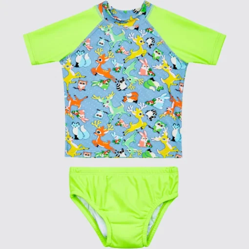 Forest Adventures Rashie and Swim Nappy Set