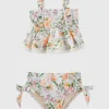 Honeysuckle Frill Bikini Set