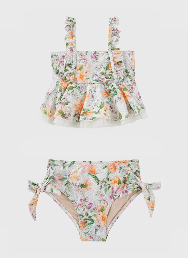 Honeysuckle Frill Bikini Set