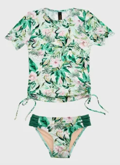 Marabou Short Sleeve Rash Vest Set