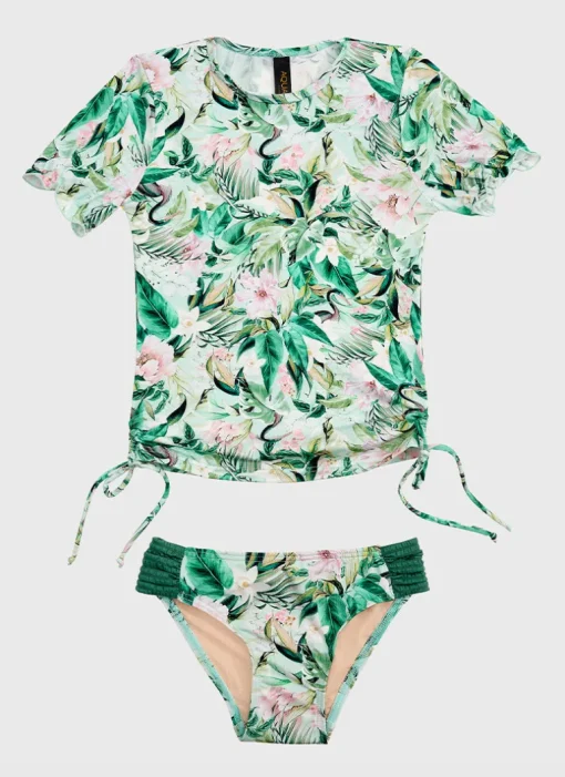 Marabou Short Sleeve Rash Vest Set