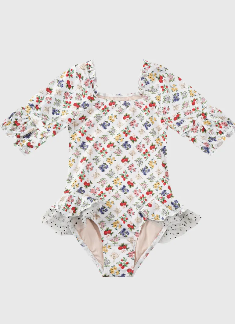 Petit Four Short Sleeve Puff One Piece