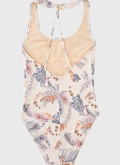 Plumeria Cross Back One Piece