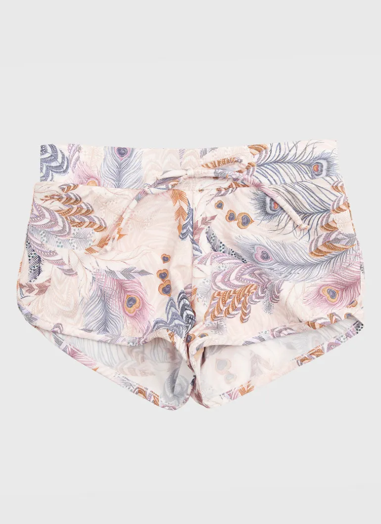 Plumeria Lycra Boardshorts