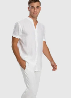 Serenity Linen Pants - White