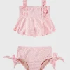Stepping Stones Frill Bikini Set