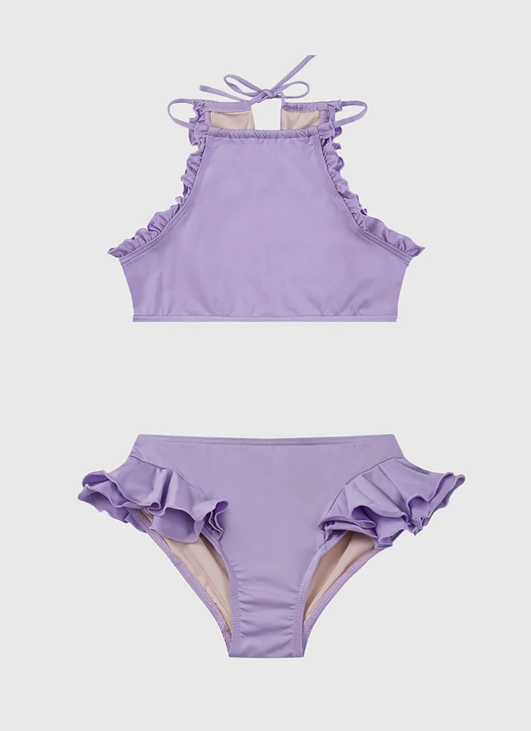 Stepping Stones Halter Neck Bikini Set