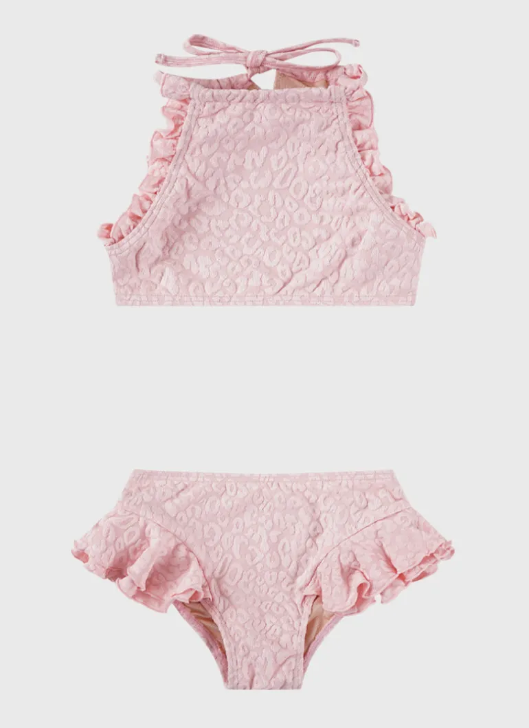 Stepping Stones Halter Neck Bikini Set