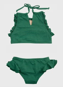 Stepping Stones Halter Neck Bikini Set