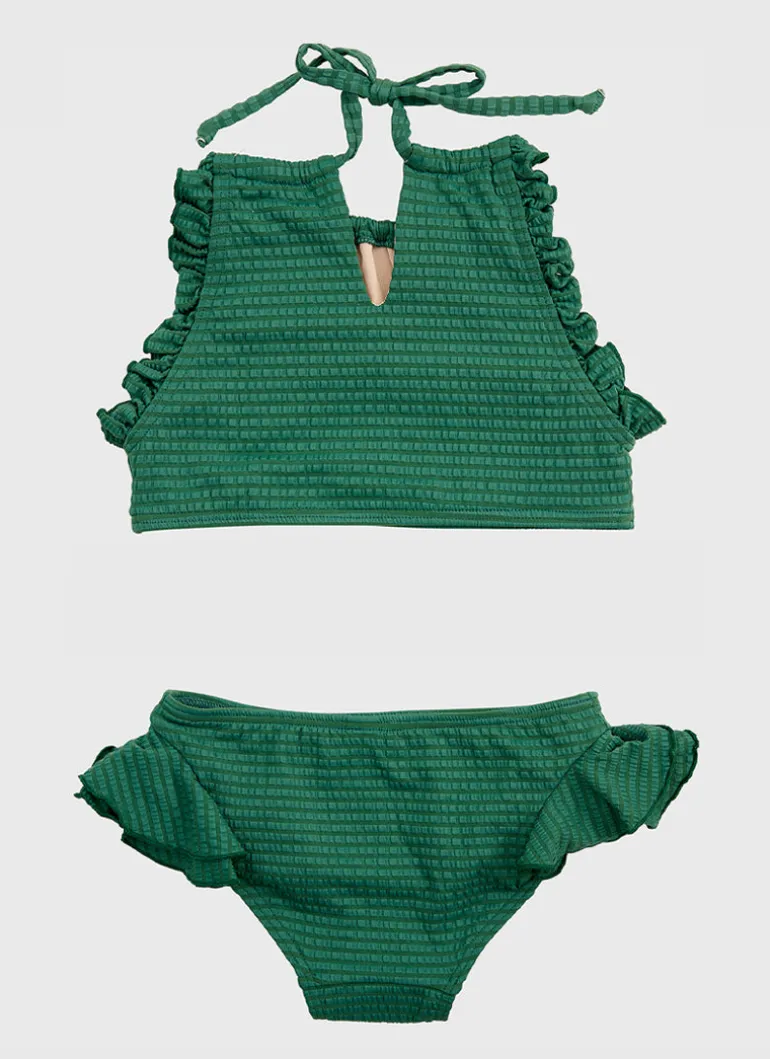 Stepping Stones Halter Neck Bikini Set