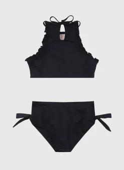 Stepping Stones Halter Neck Bikini Set