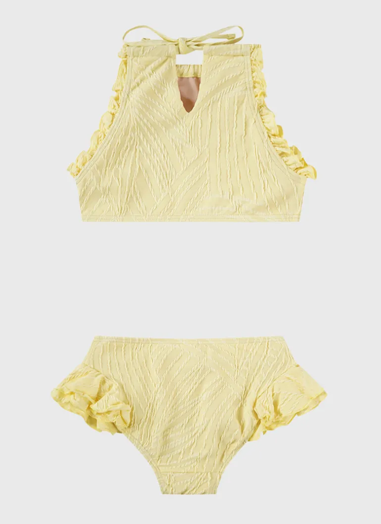 Stepping Stones Halter Neck Bikini Set