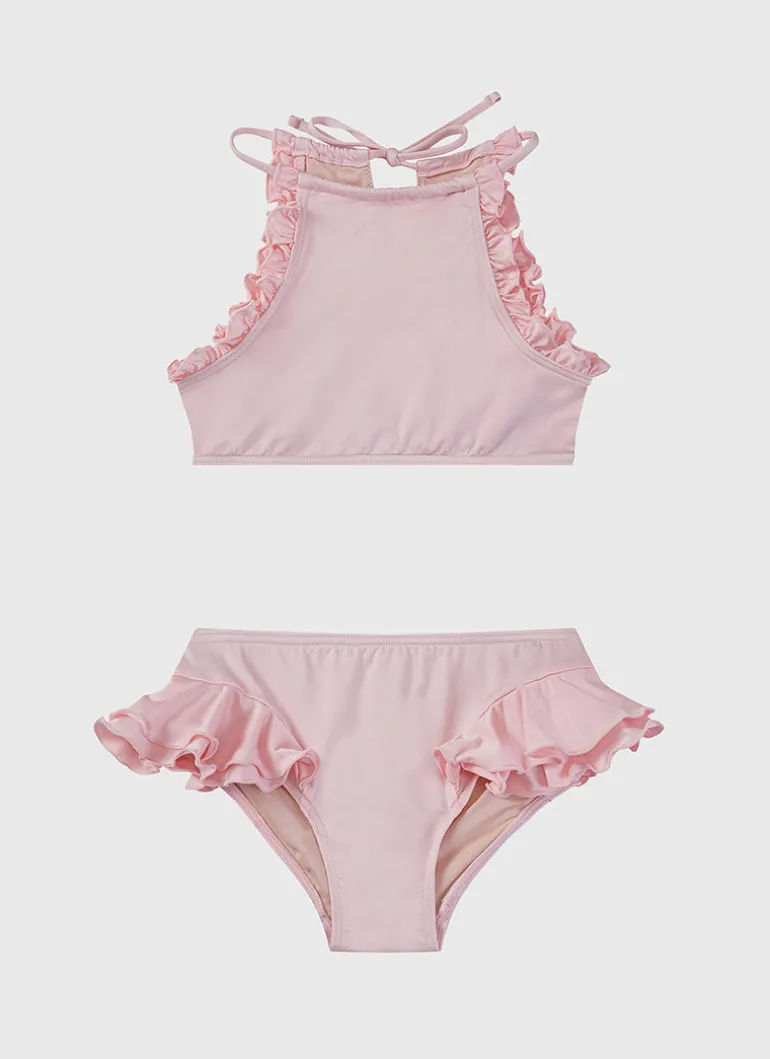 Stepping Stones Halter Neck Bikini Set