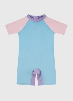 Stepping Stones Short Sleeve Sunsuit