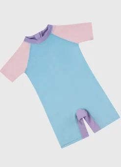 Stepping Stones Short Sleeve Sunsuit