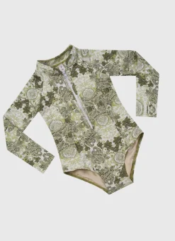 Tapestry Long Sleeve One Piece